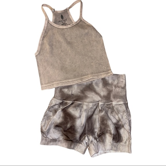 NEW Free People Good Karma Shorts & Happiness top set - Picture 5 of 7